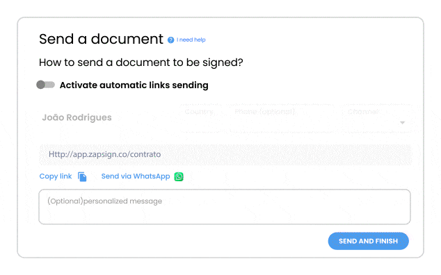 send document